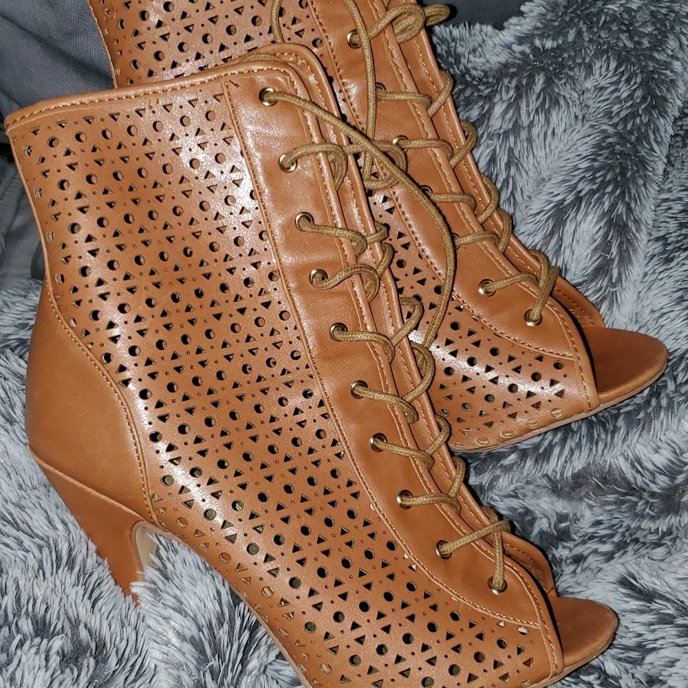 Brown Booties - Picture 2 of 4